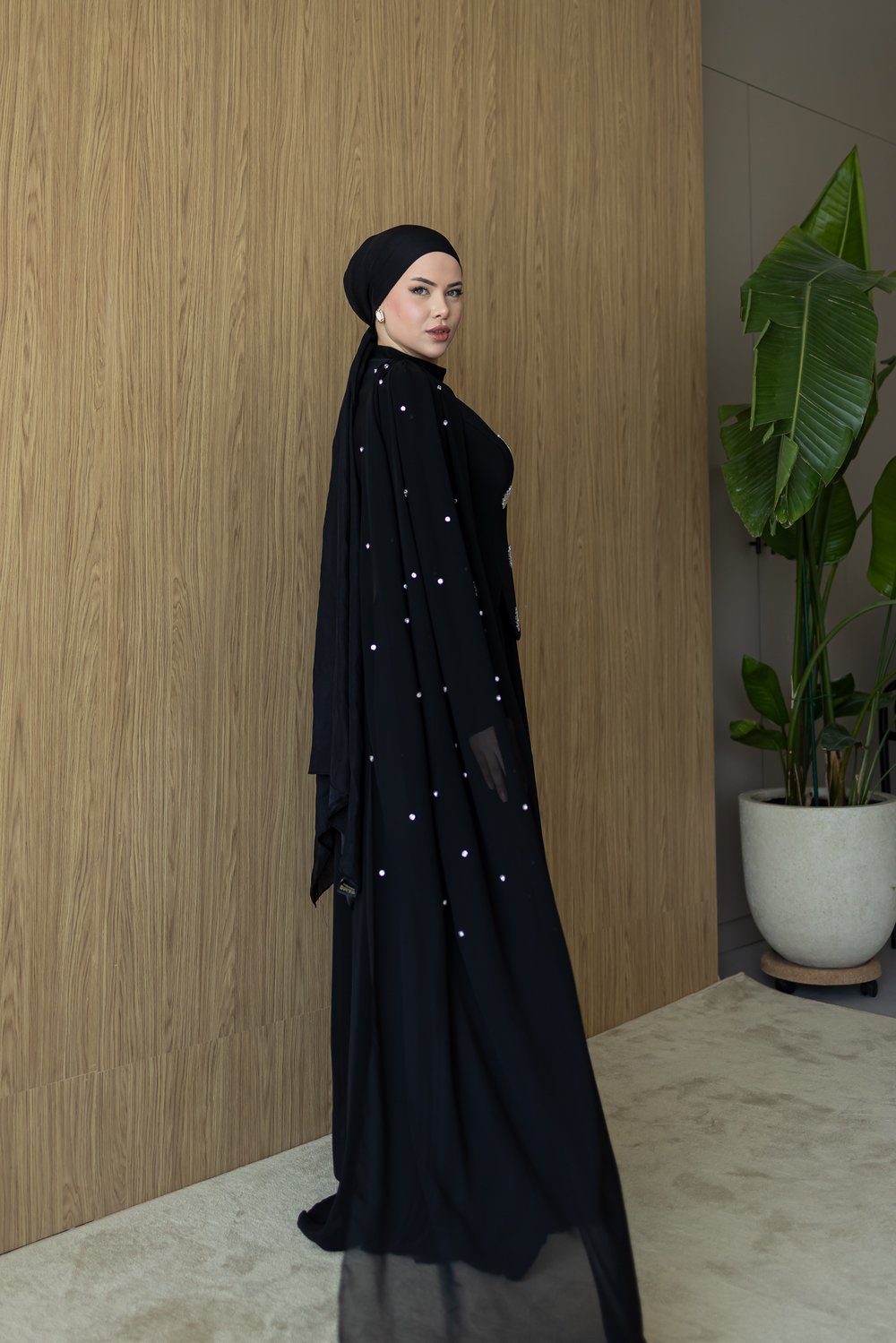 Lidya Pelerin Abiye | Siyah