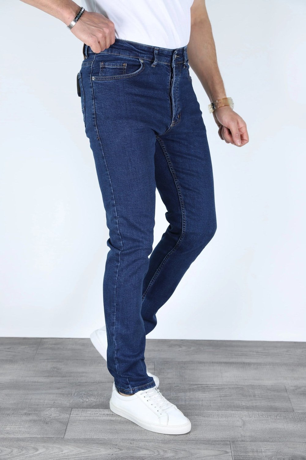 MAVİ TAŞLI REGULAR KALIP ERKEK PANTOLON