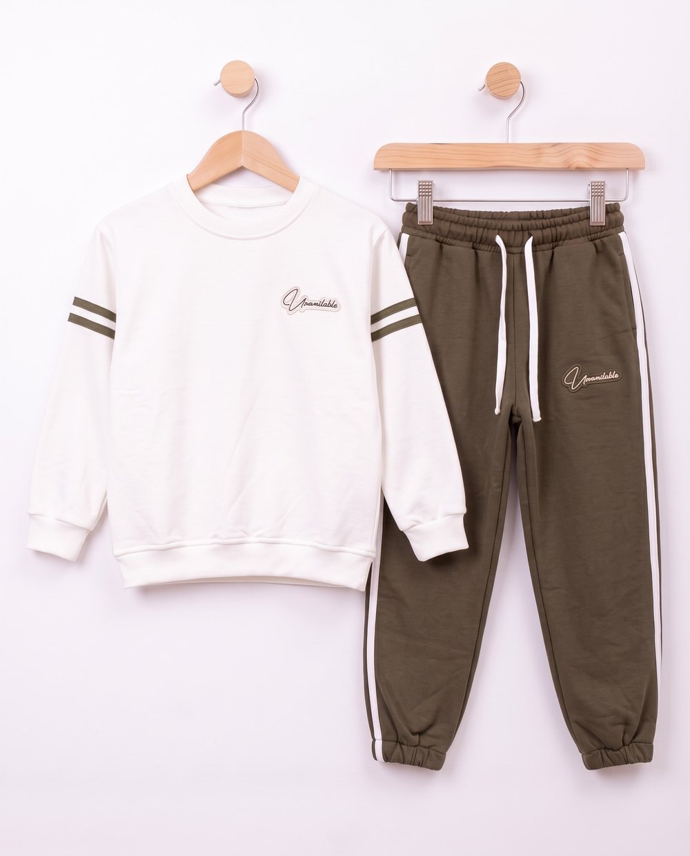 1257-1 Bisiklet Yaka Mevsimlik Unisex Takım YEŞİL