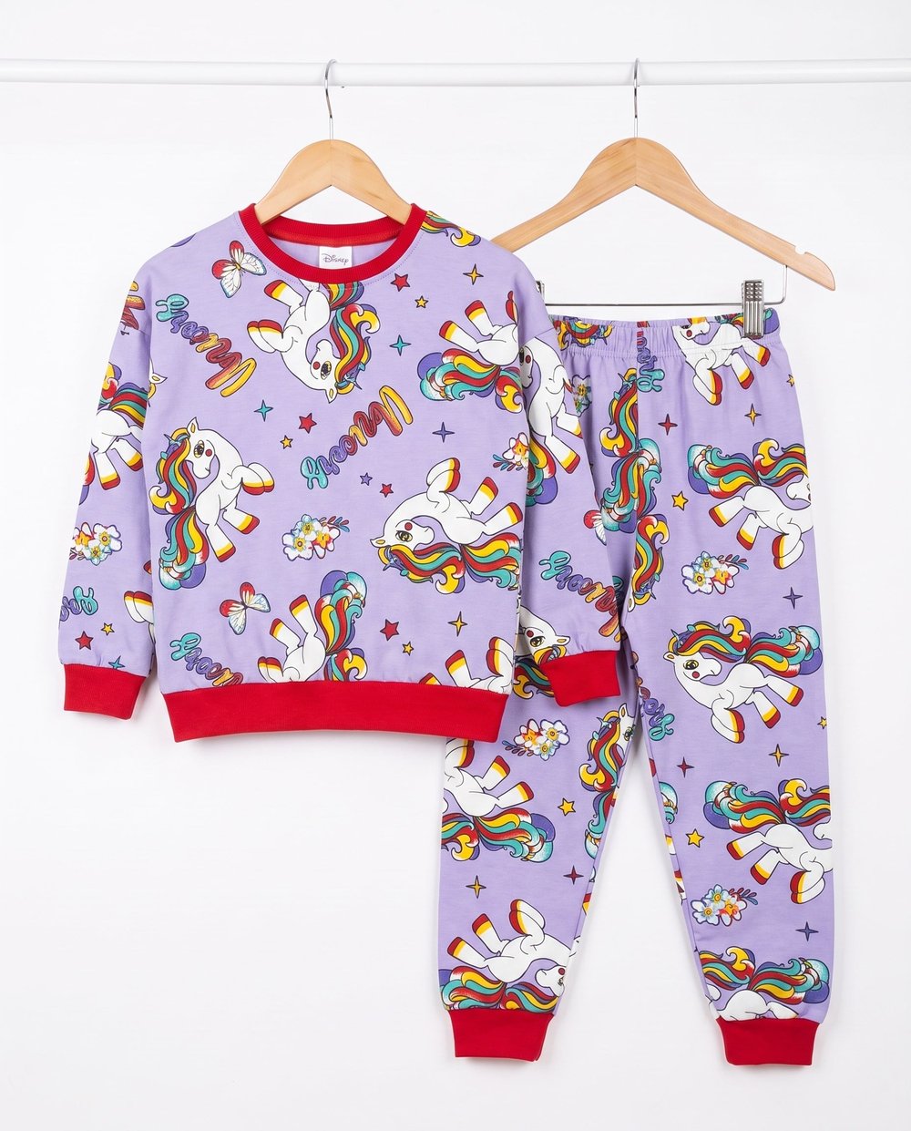 4602 Desenli Mevsimlik Pijama Takımı MOR