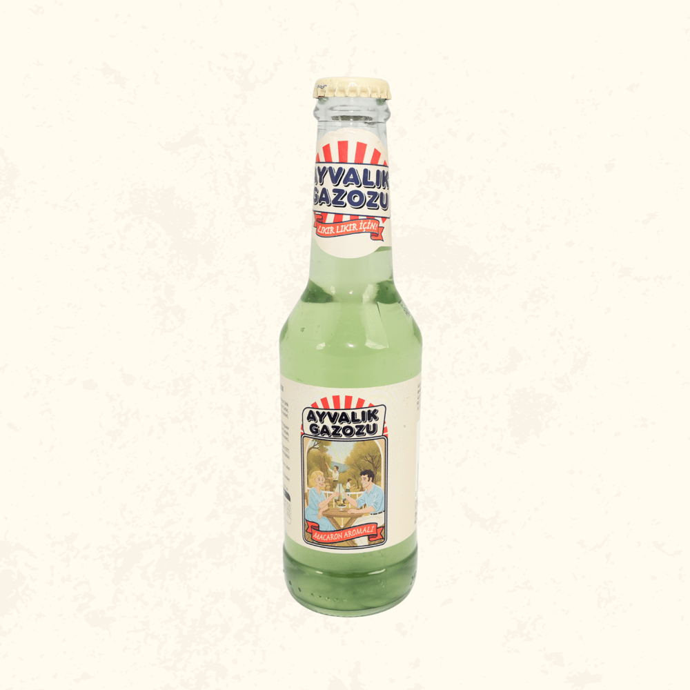 Ayvalık Gazozu Macaron Aromalı Gazlı İçecek 250 ml