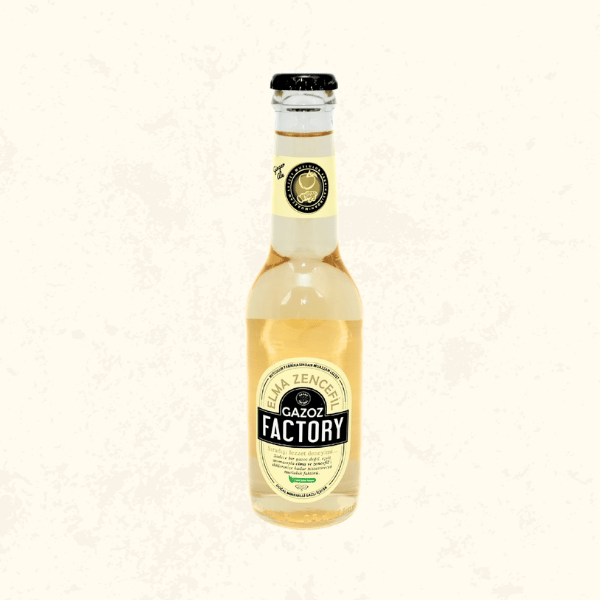 Gazoz Factory Elma & Zencefil Gazozu 250 ml - Ginger Ale Esintili Doğal Mineralli Lezzet