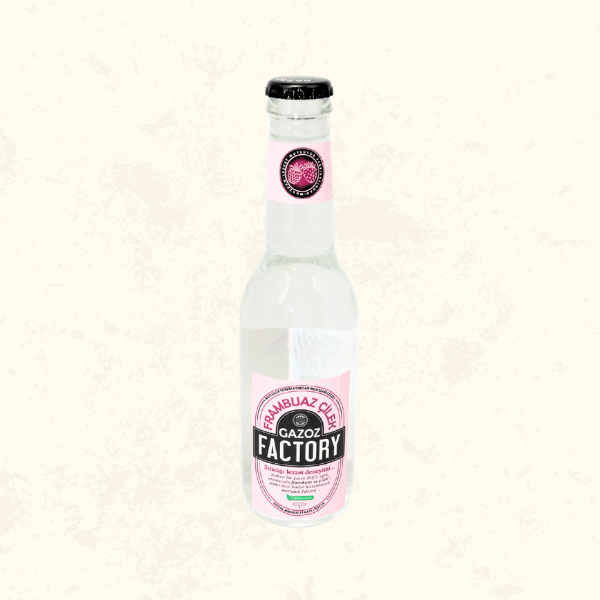 Gazoz Factory Frambuaz & Çilek Gazozu 250 ml - Kırmızı Meyveli Doğal Mineralli İksir