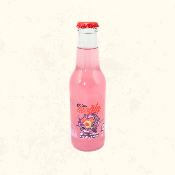 Goca Muğla Şeftali & Lavanta Gazozu 200 ml - Ege ve Akdeniz Esintili Gurme Çiçeksi Lezzet