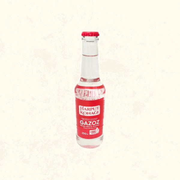 Harput Konağı Karışık Meyve Aromalı Gazoz 250 ml - %100 Pancar Şekerli Gurme Lezzet