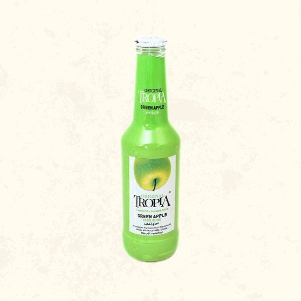 Original Tropia Green Apple 250 ml - Yoğun Yeşil Elma Aromalı Gazlı İçecek