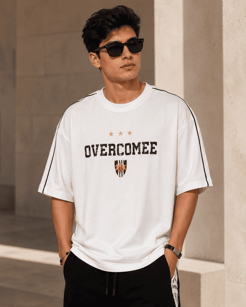 Erkek Pamuk Kumaş Oversize Tshirt