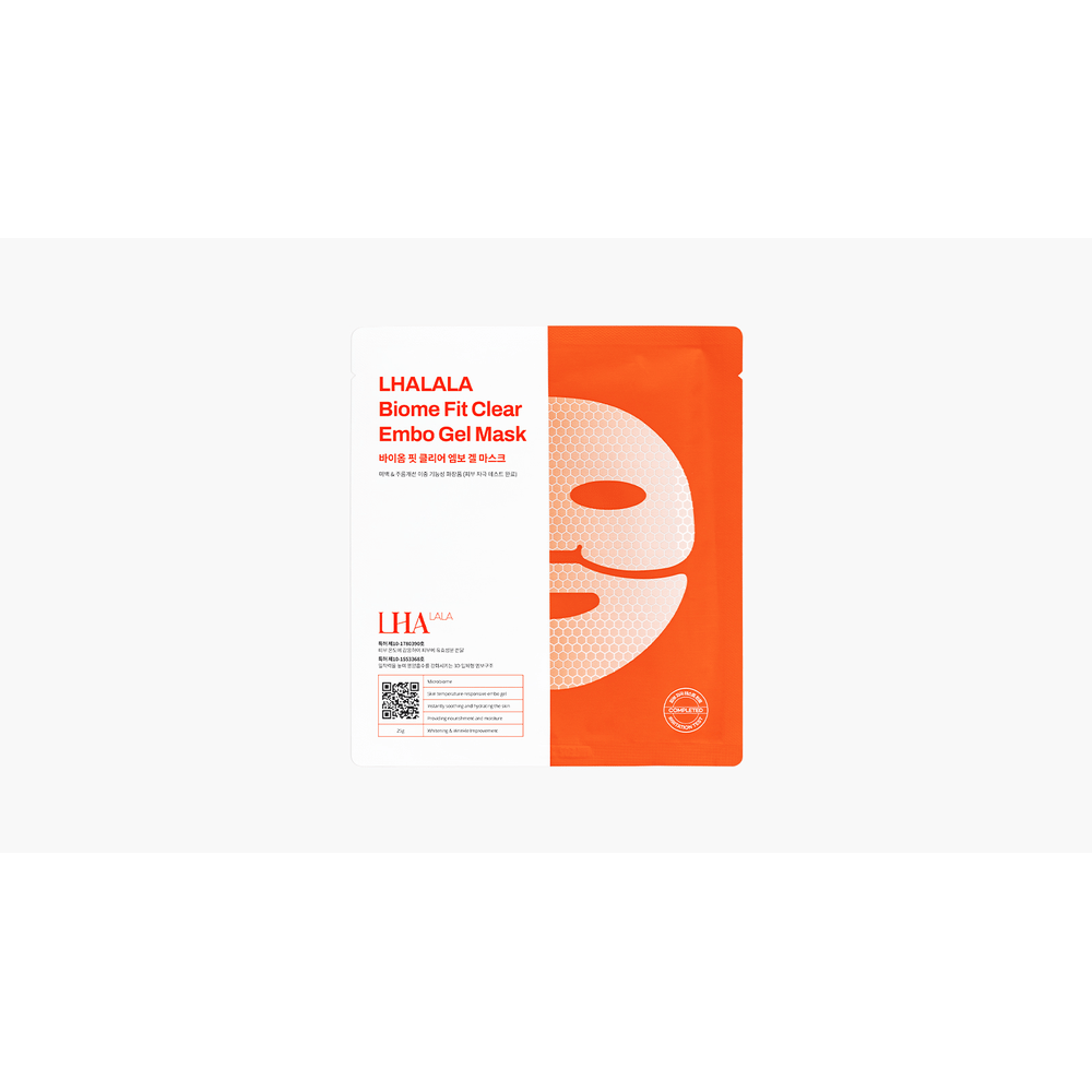 LHALA Biome Fit Clear Embo Gel Mask 25 g × 4 adet