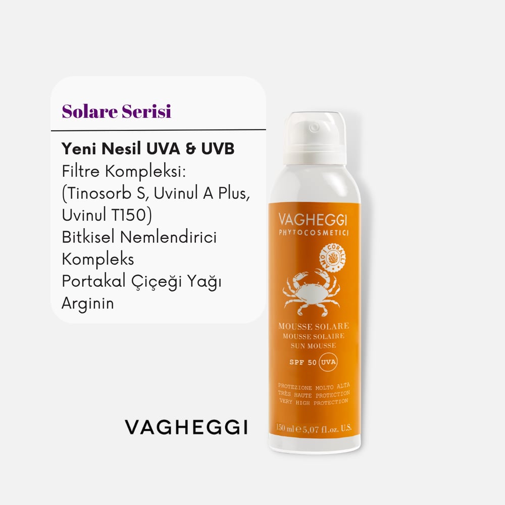 Vagheggi SUN MOUSSE SPF50 150 ml