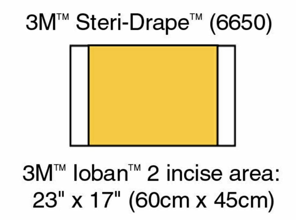 3M - Ioban 2 - Antimikrobiyal İnsizyon Örtüsü - 56 cm x 45 cm