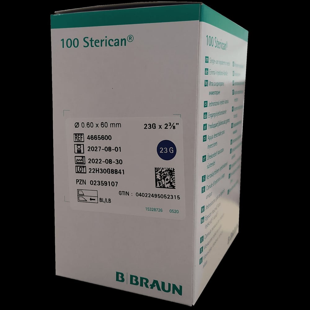 B.Braun - Sterican İğnesi - 23G - 0.60 x 60 mm - 100'lü