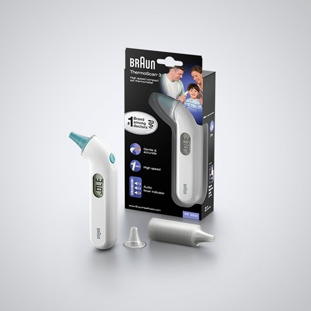 Braun - Thermoscan 3 - Kulaktan Ateş Ölçer - IRT3030