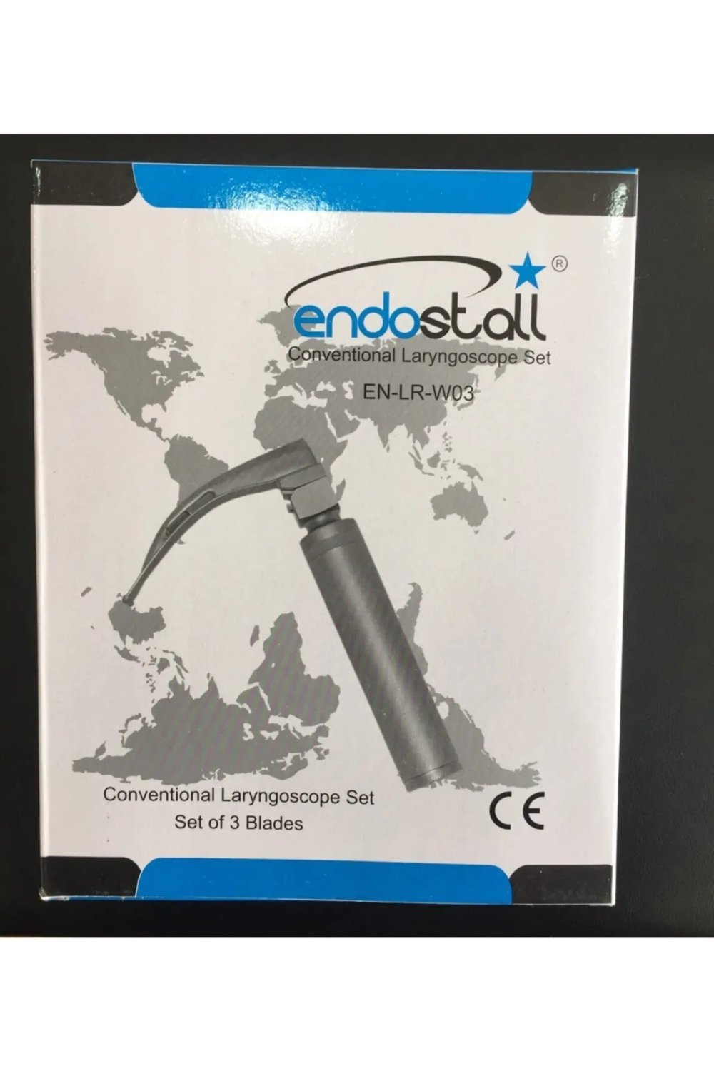 Endostall - Laringoskop Set - 3 Bıçak Uçlu