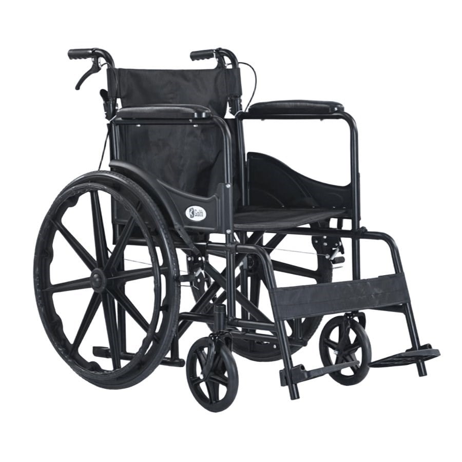 GOLFİ G102 Siyah Standart Tekerlekli Sandalye