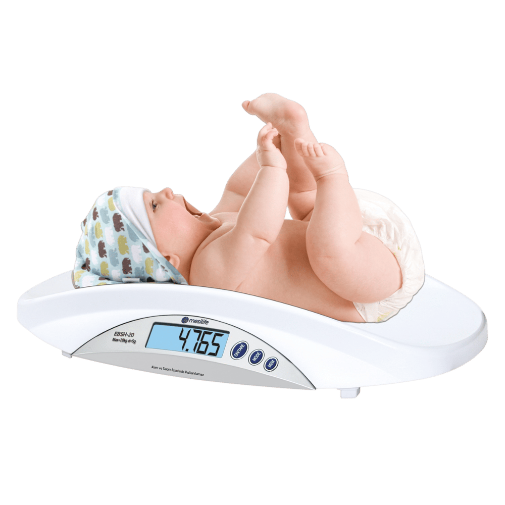 Mesilife - Dijital Bebek Terazisi 20 Kg Kapasite (5 Gr Ağırlıklı )