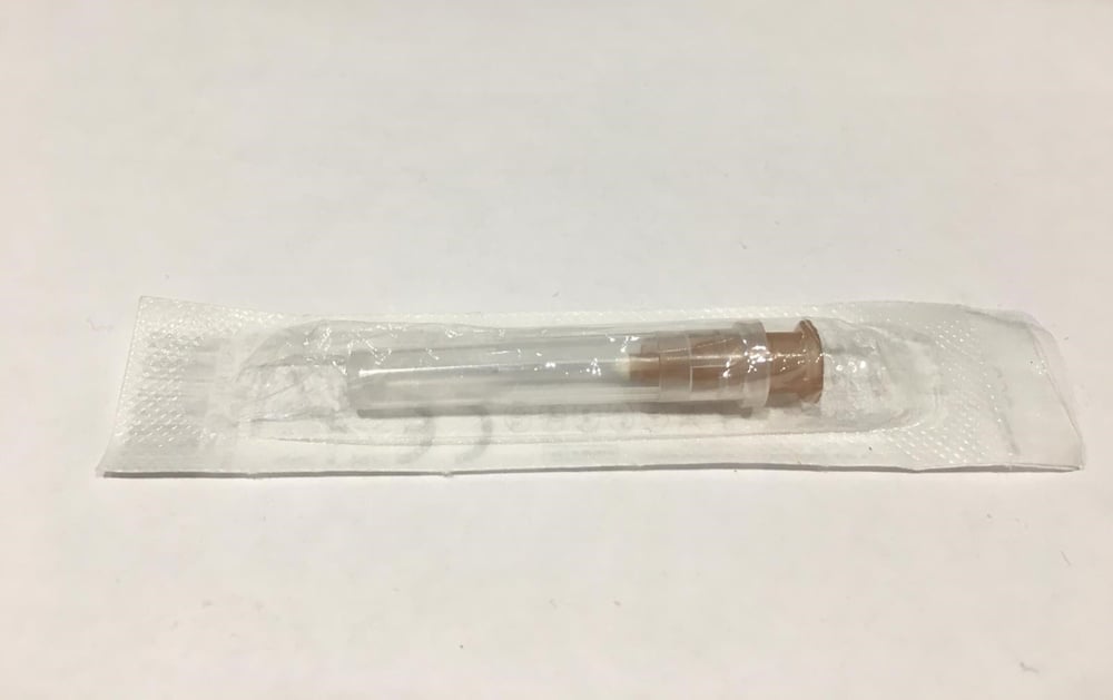 Risus - Steril Hipodermik İğne Ucu - 26G - 13 mm - Kahverengi