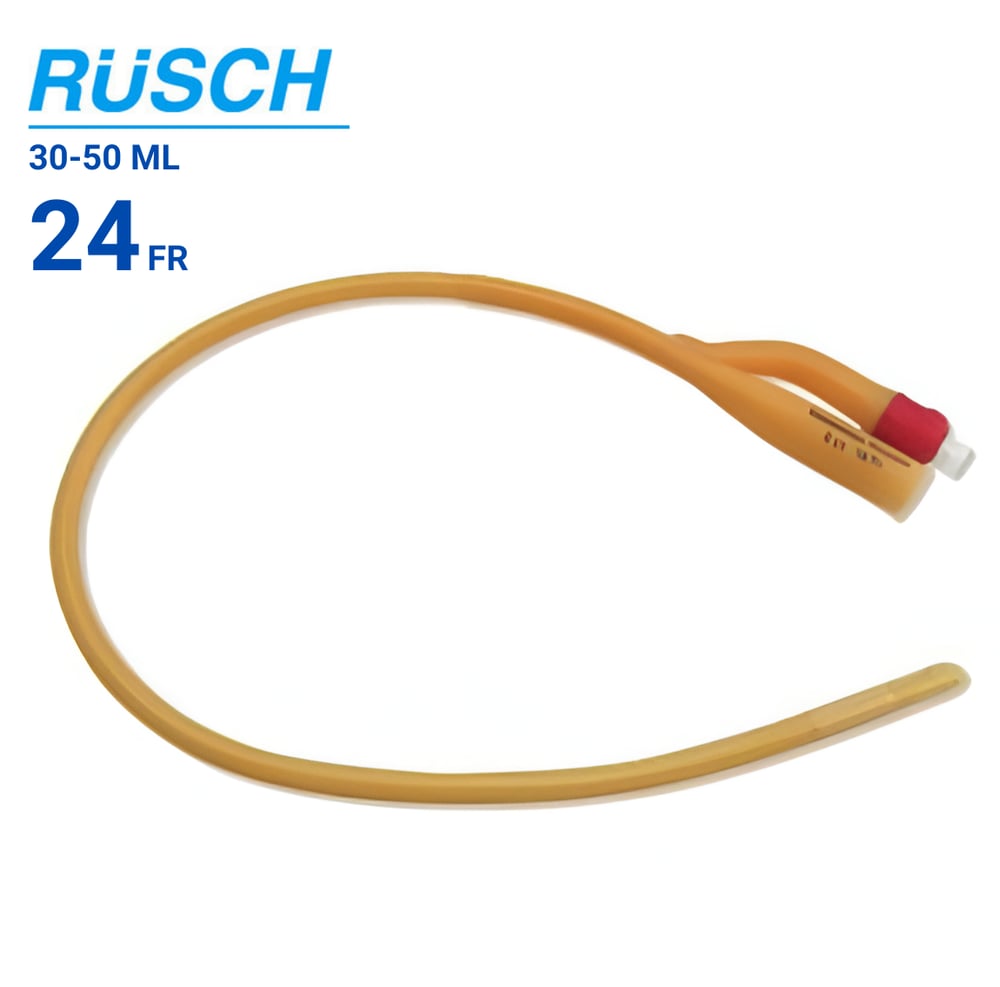 Rüsch - Foley 2 Yollu Latex Sonda  24 Numara - 30-50 ml