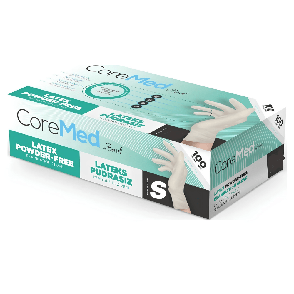 Coremed - Lateks Pudrasız Muayene Eldiveni