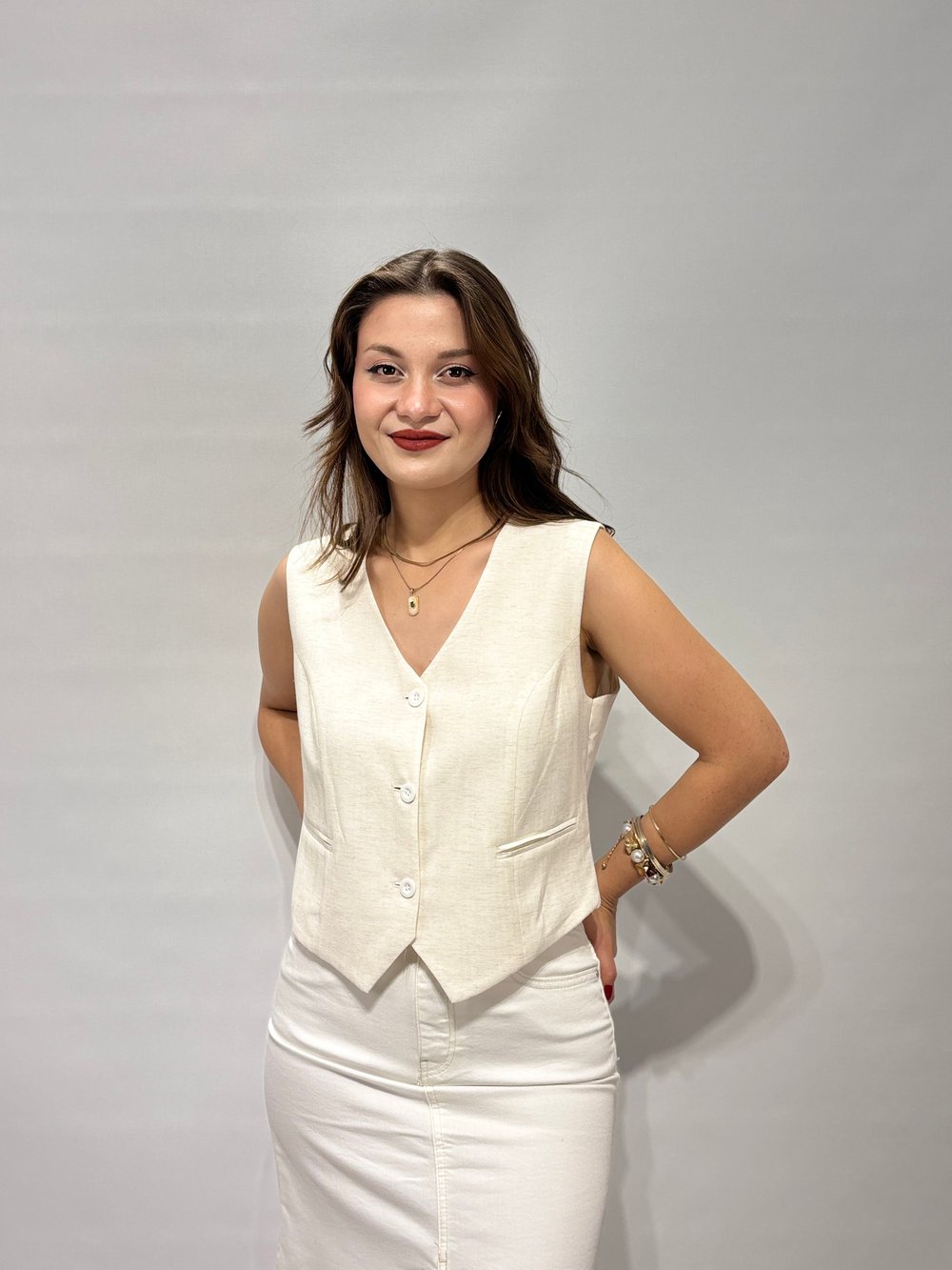 Krem  Yıldırım G. Yelek