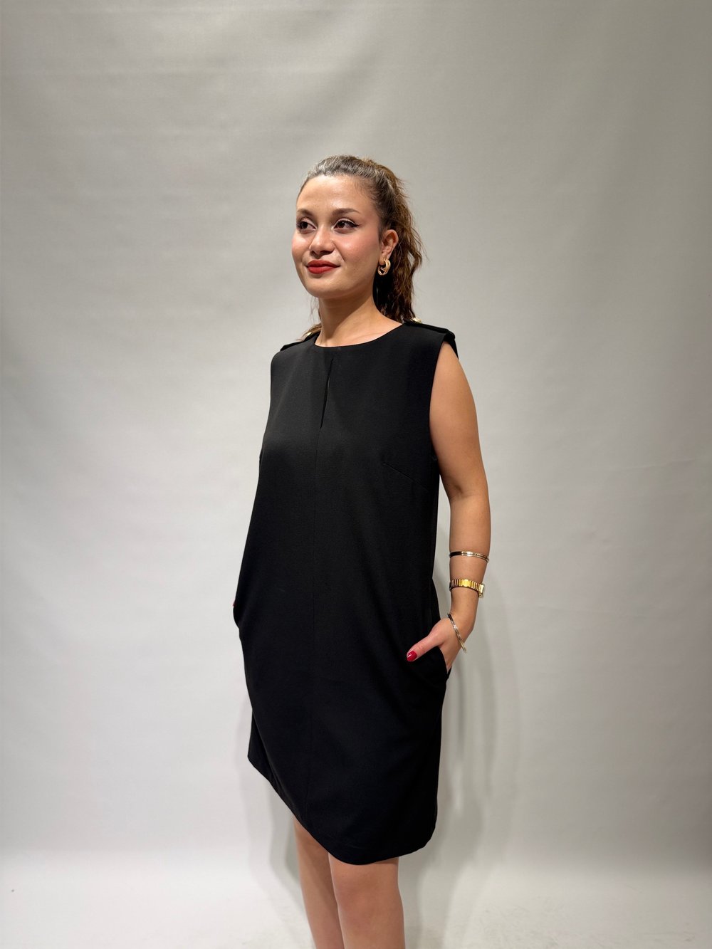 Siyah Torba Kısa Abiye