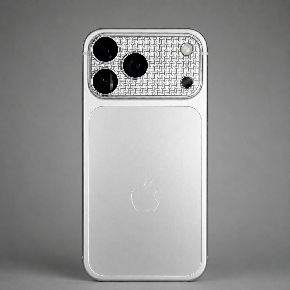 17 PRO MAX GÜMÜŞ RENK AR+AF Desenli Kamera Lens Koruyucu – Anti Reflection & Anti Fingerprint