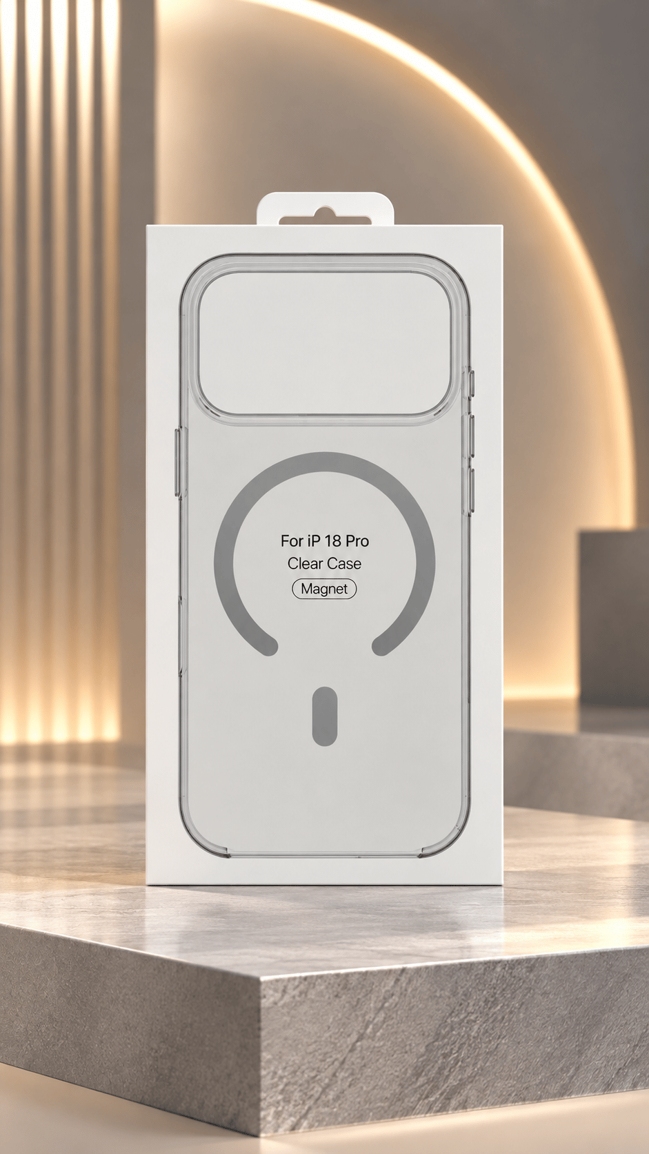 iPhone 17 Pro / 18 Pro Uyumlu Şeffaf MagSafe Kılıf