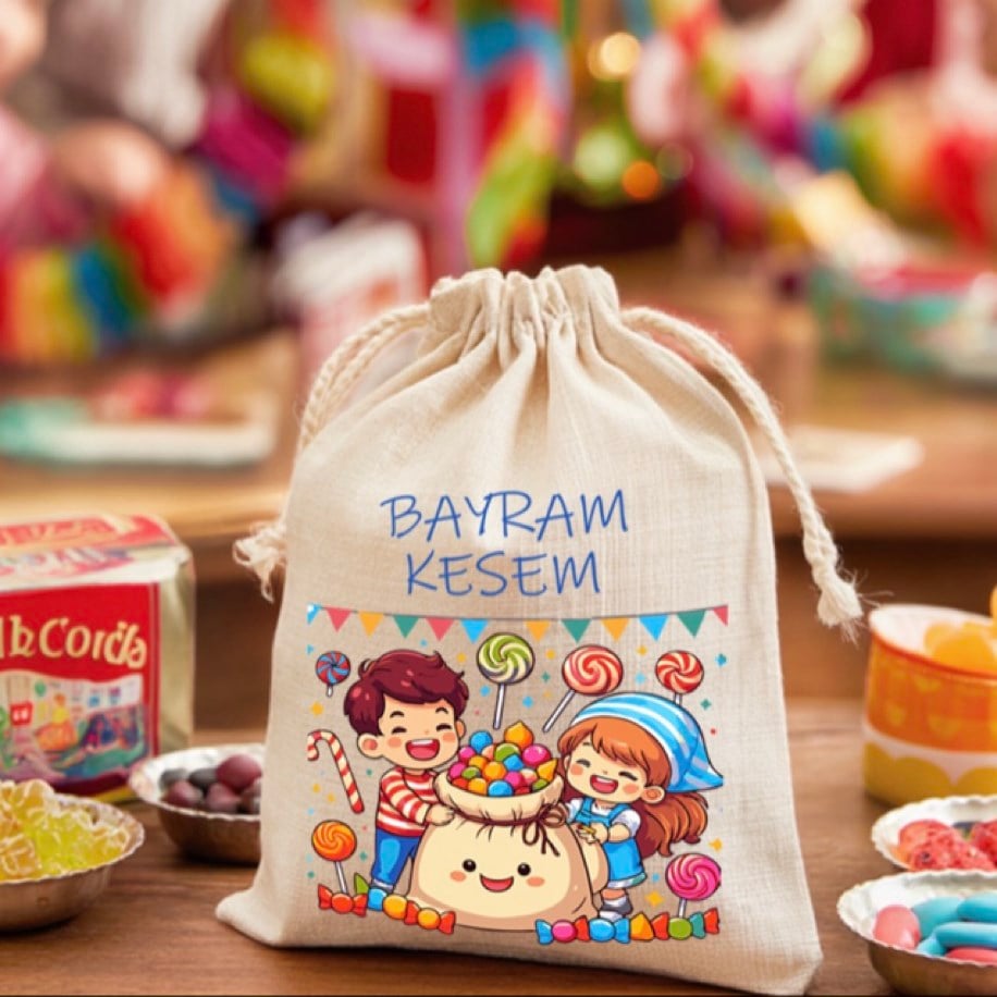 BÜZGÜLÜ BAYRAM KESESİ 10x15cm