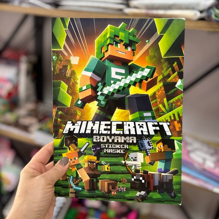 MİNE CRAFT STİCKER VE MASKELİ BOYAMA KİTABI