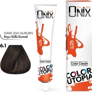 Onix Saç Boyası 6.1 Koyu Küllü Kumral 60ml