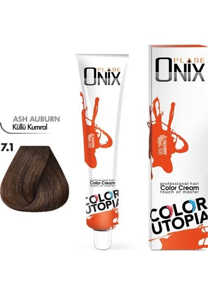 Onix Saç Boyası 7.1 Küllü Kumral 60ml
