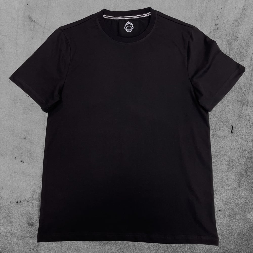 Siyah Premium Basic Tişört  240 Gsm  