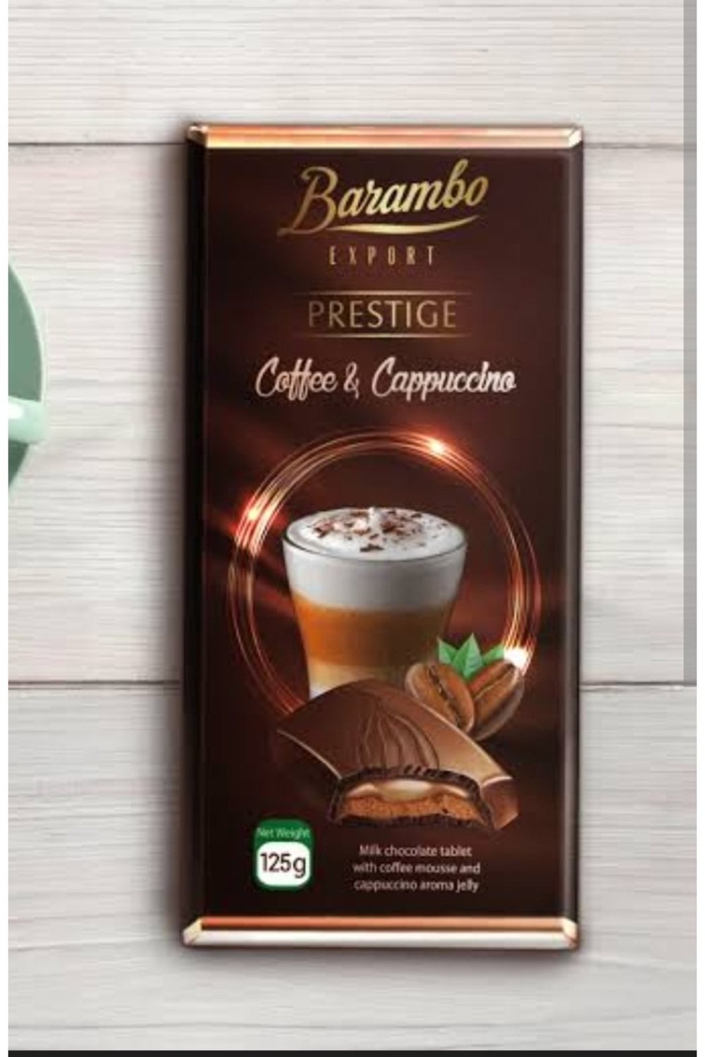 Barambo Coffe ve Cappuccino Milk Chocolate 125g