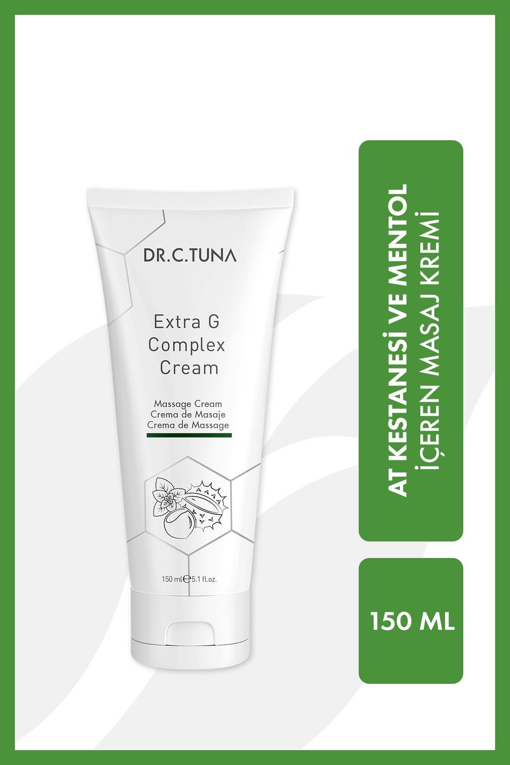 Dr. C. Glukozamin, At Kestanesi Ve Mentol Içeren Masaj Kremi 150 ml