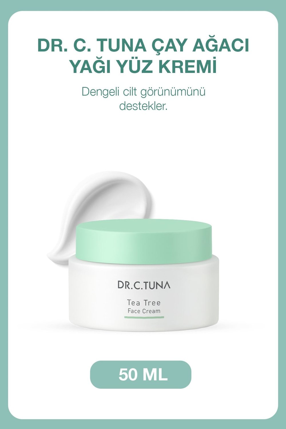 Dr. C. Tuna Çay Ağacı Yağı Nemlendirici Yüz Kremi 50 Ml