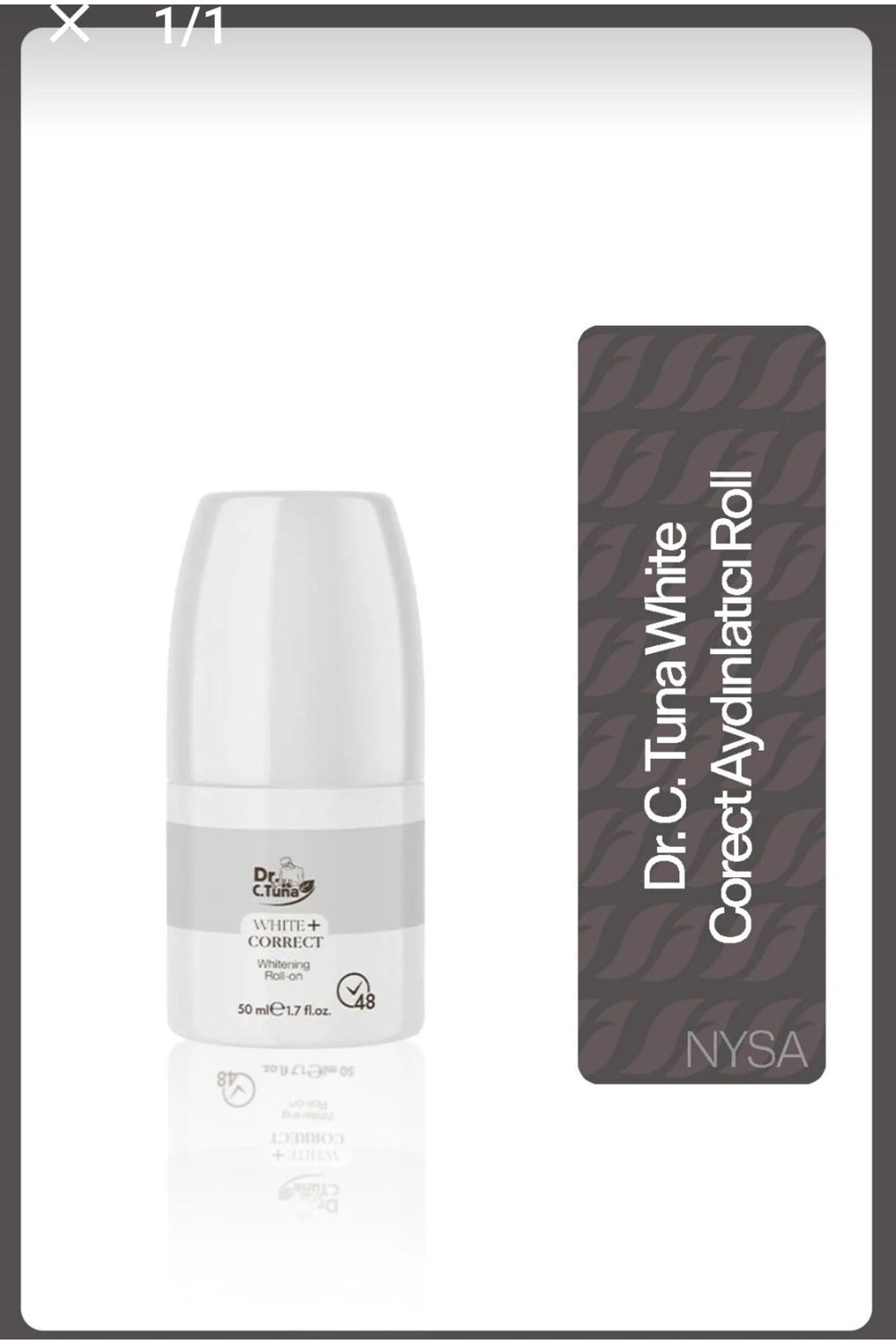 Dr. C. Tuna White+Correct Roll On 50 ml