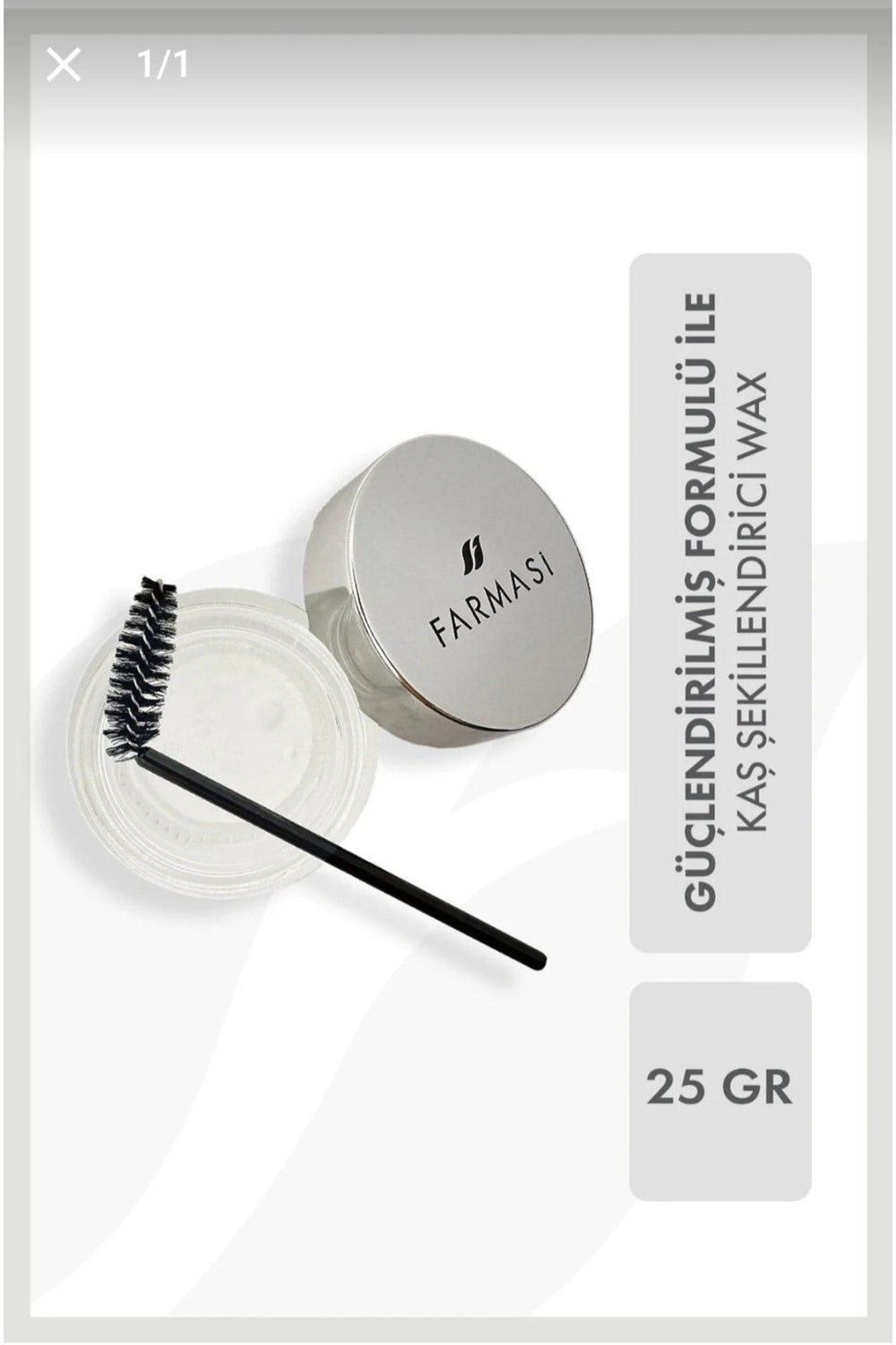 Kaş Şekillendirici Wax 25 gr