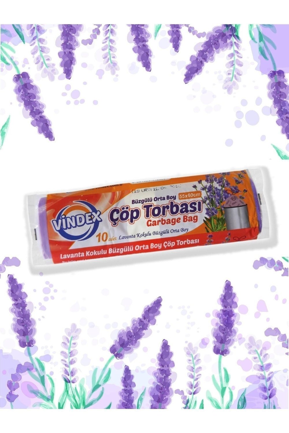 Lavanta Kokulu Büzgülü Orta Boy Çöp Torbası