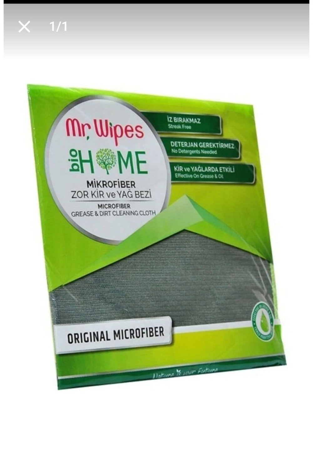 Mr. Wipes Mikrofiber Zor Kir ve Yağ Bezi 40×40 cm