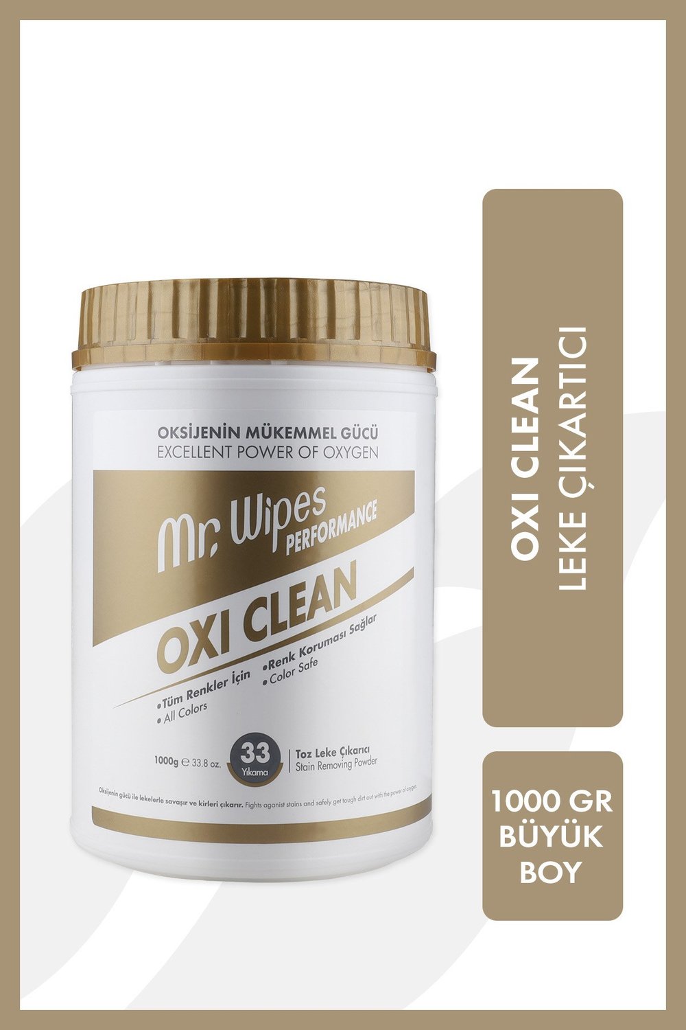 Mr. Wipes Performans Oxi Clean Leke Çıkarıcı 1000 gr