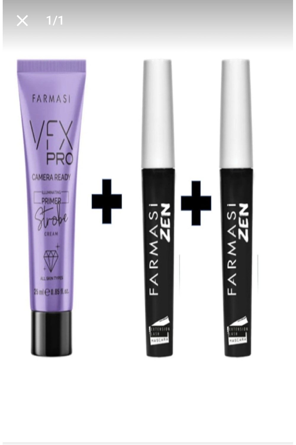 Vfx Pro Camera Ready Makyaj Bazı 25 ml + 2 Adet Zen Maskara 8 ml