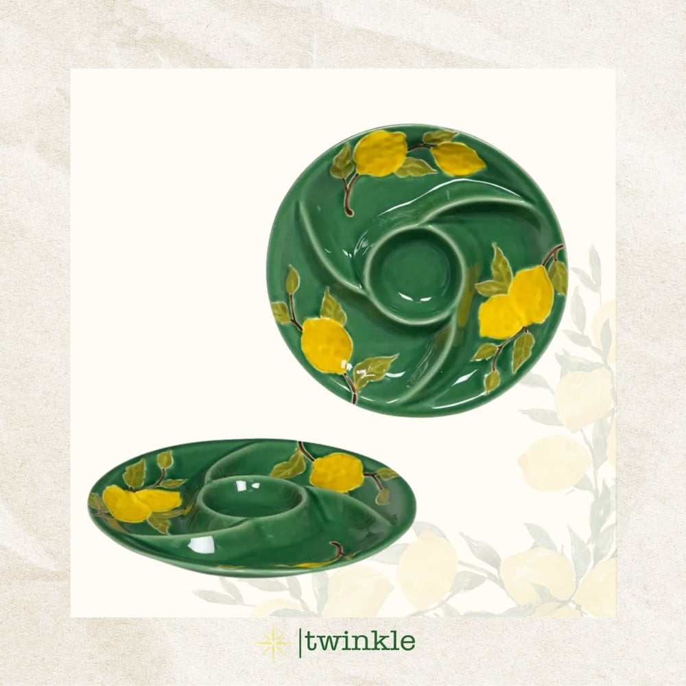 Amalfi Garden İtalya Serisi 4 Bölmeli Sunumluk 31.5 × 31.5 × 3 CM TW-AML-5003