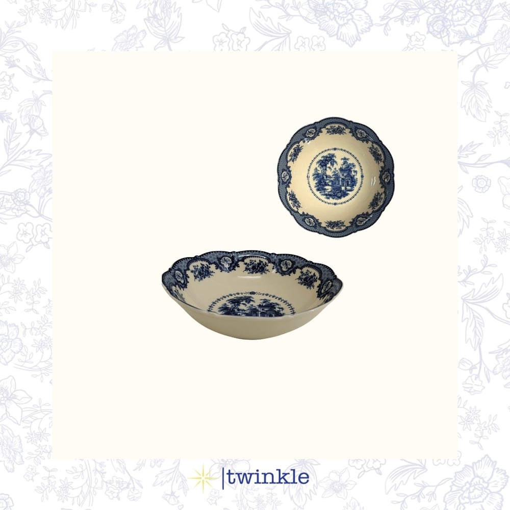 TWİNKLE ELİZABETH KASE  6'LI MAVİ 15 CM W-EL-KS-15016
