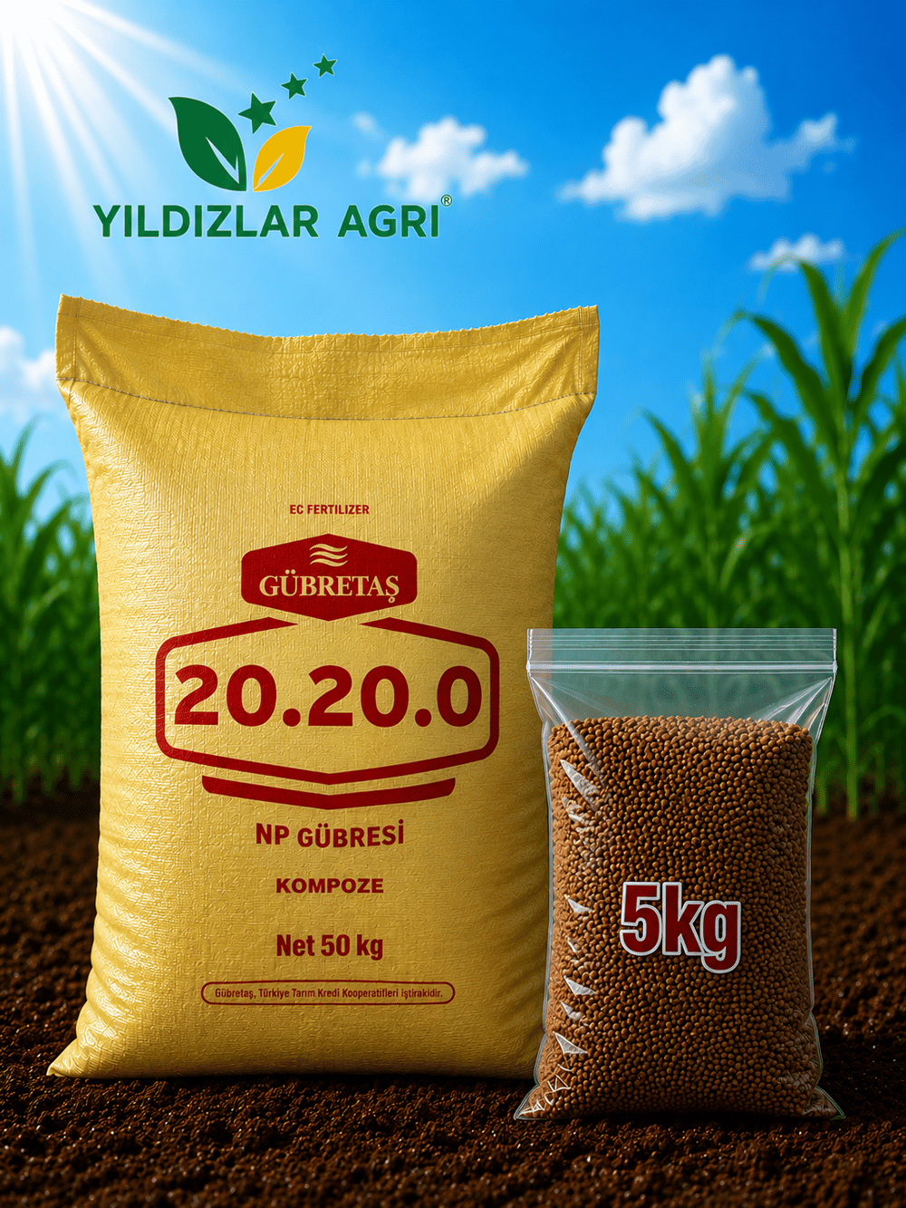 20.20.0 Kompoze Gübre 5 Kg (Bölünmüş Ambalaj)