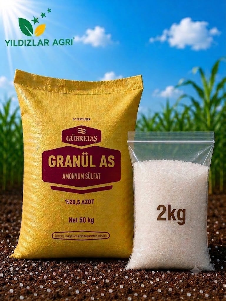 %21 Granül Amonyum Sülfat (Şeker) Gübresi 2 Kg
