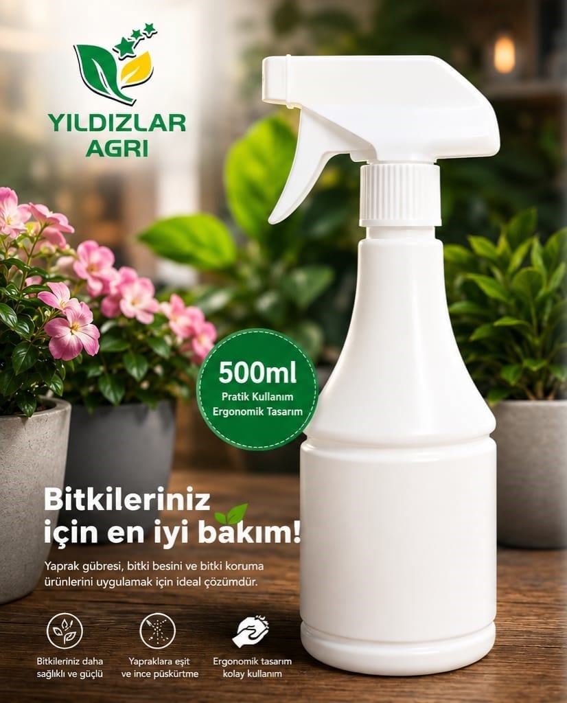 Bitki Bakm Spreyi 500ML - Bitki Besin Yaprak Spreyi