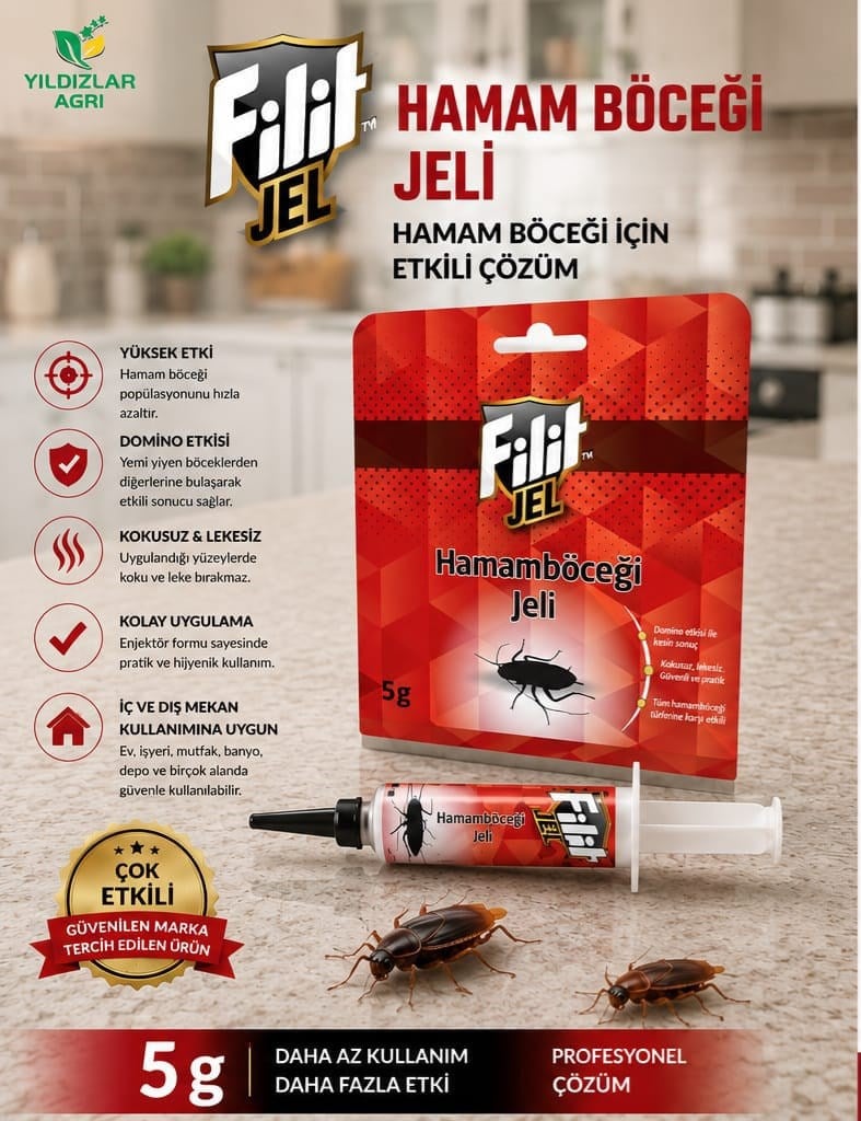 Filit Hamam Böceği Jeli 5gr
