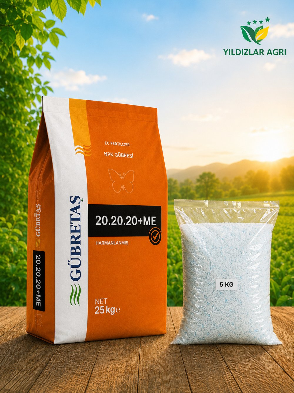 Gübretaş 20.20.20+ME 5Kg (Açık Ambalaj)