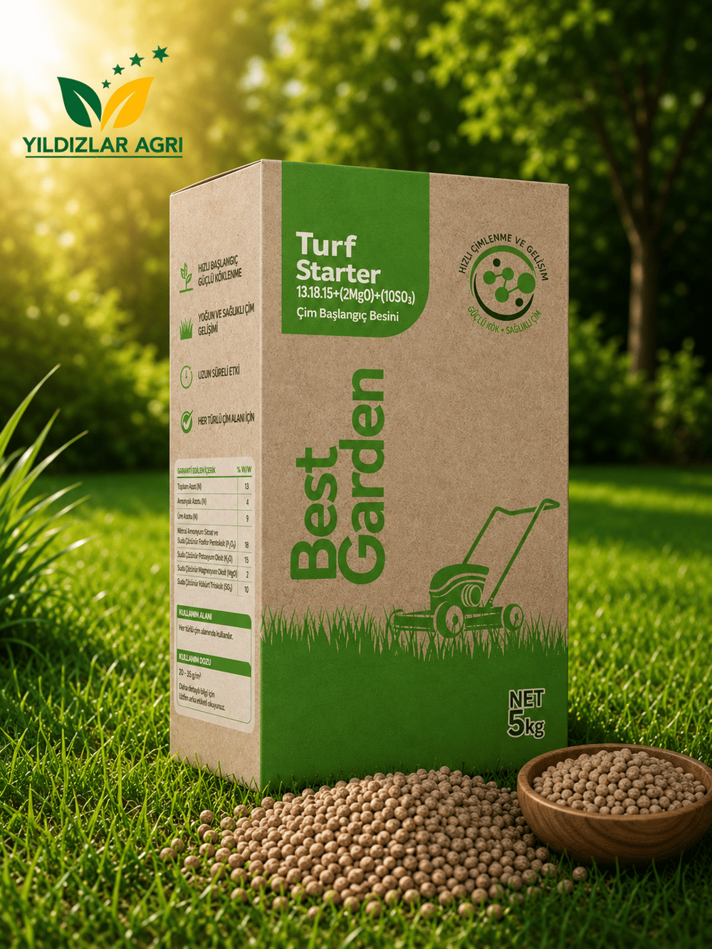 Gübretaş Bahçem Turf Starter 5Kg