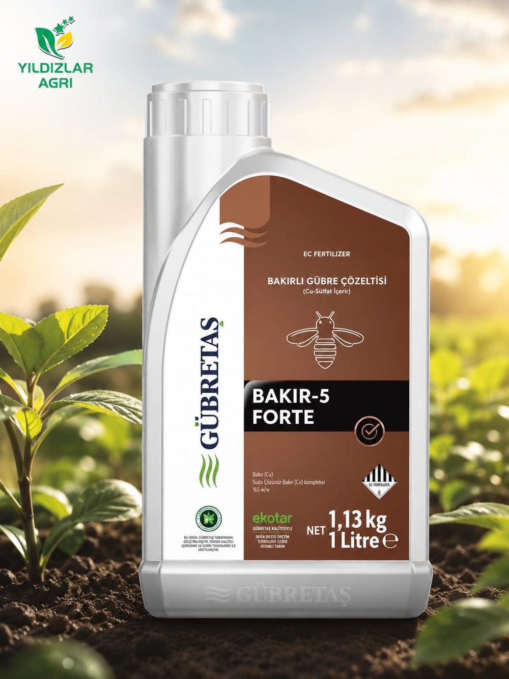 Gübretaş Bakır 5 Forte 1Lt