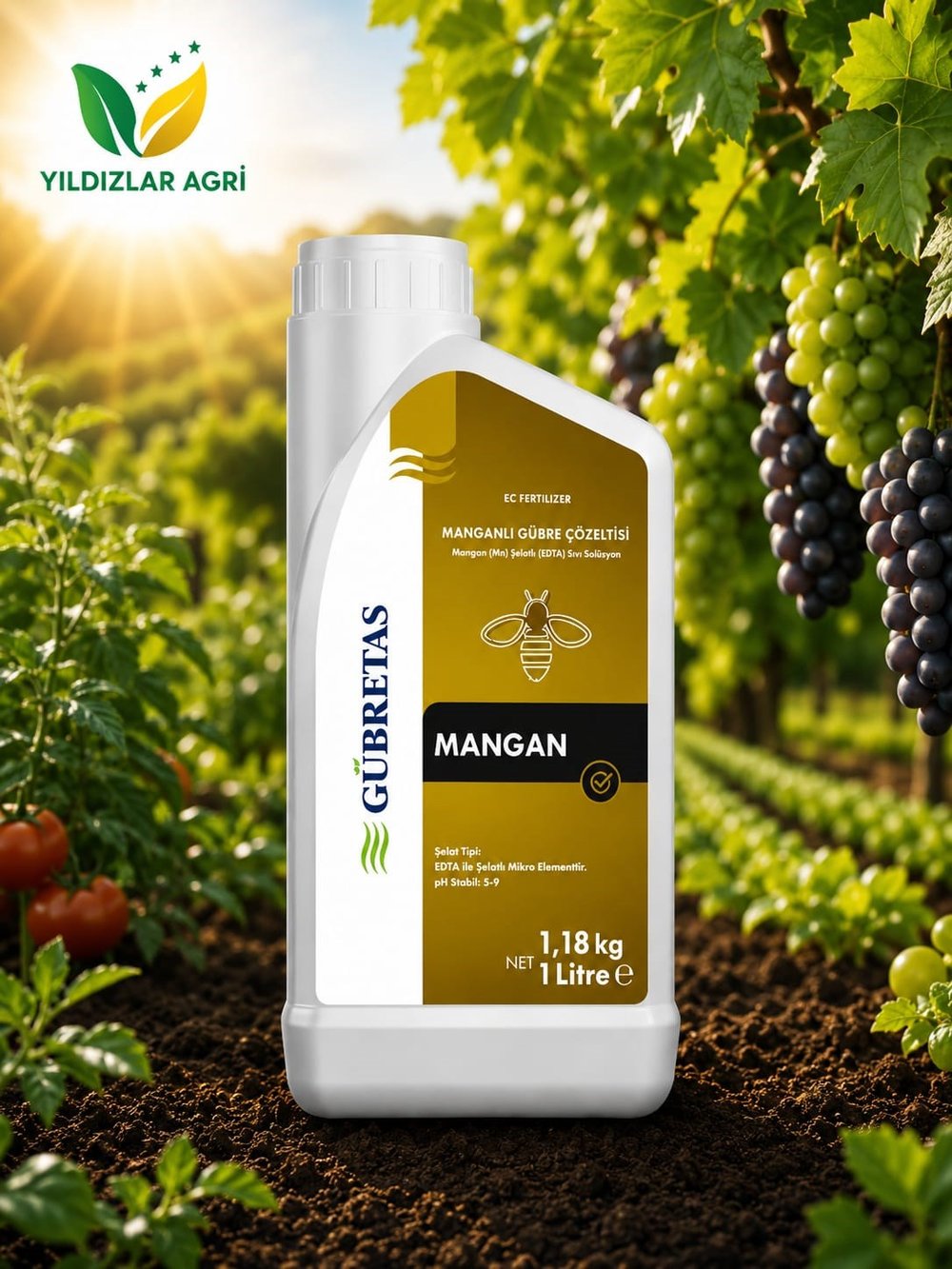 Gübretaş Mangan 3 1Lt